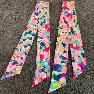 Lilly Pulitzer Hair scarf or bag scarf.
